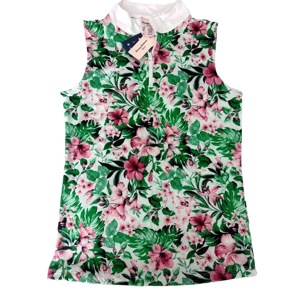Tommy Bahama Active Sleeveless Polo Golf Tennis Pickleball Sleeveless SZ XS New